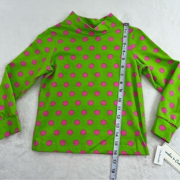 Girls Peaches n Cream Style 50-3101 Girls Sz 6 Outfit Green Pink Reversible NEW - Picture 9 of 13